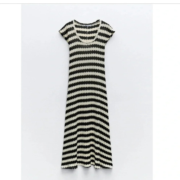 ZARA A-line knot dress. Stunning! Size small - Picture 6 of 8